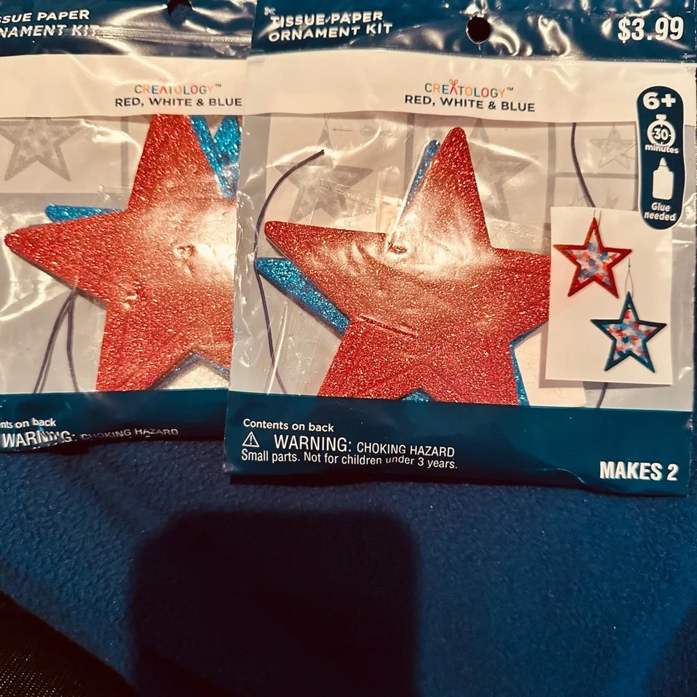 Patriotic craft and decoration kit.Happy birthday America
